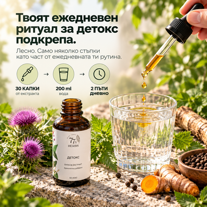 Детокс – билков екстракт за черния дроб и естествена детоксикация