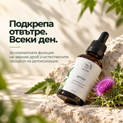 Детокс – билков екстракт за черния дроб и естествена детоксикация