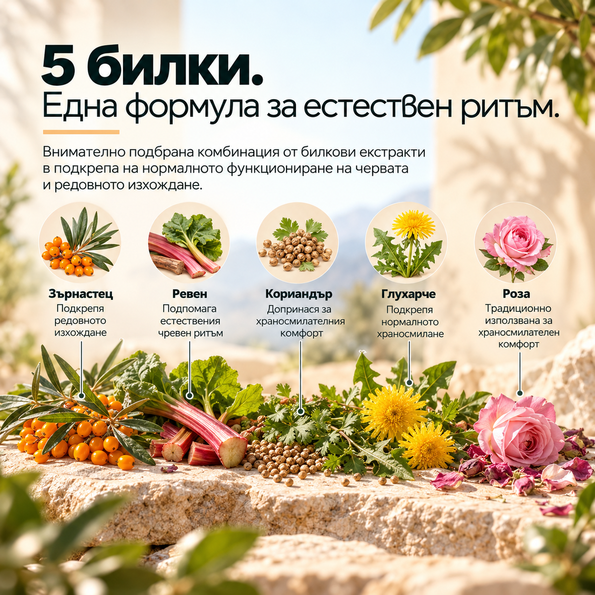 Лаксо Ритъм – билков екстракт за нормален чревен ритъм и изхождане